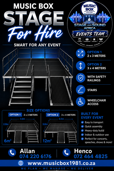 Portable Stage for any event.