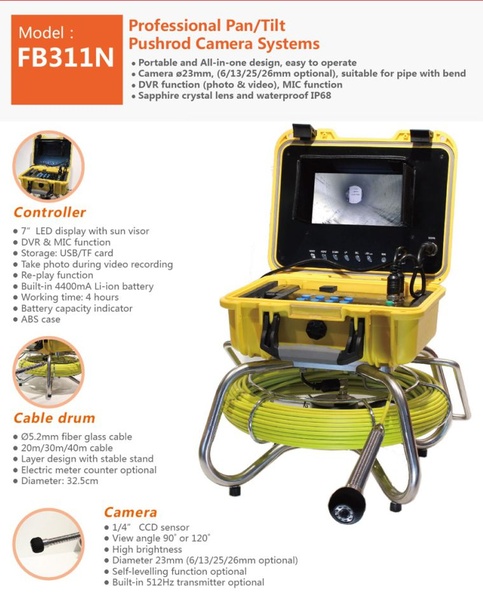 FB511N - Pipe Inspection Camera