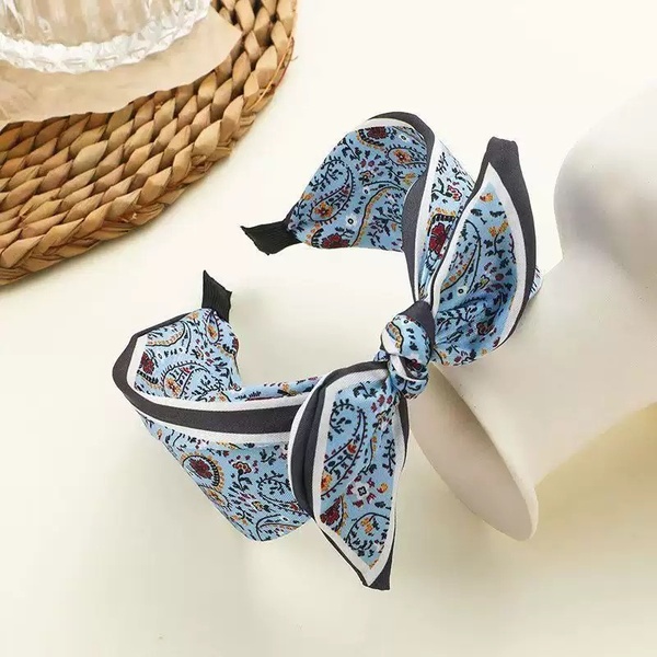 🎀 Vintage Print Bow Headband