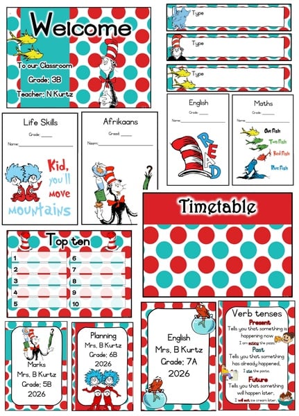 Cat in the hat English Language Package