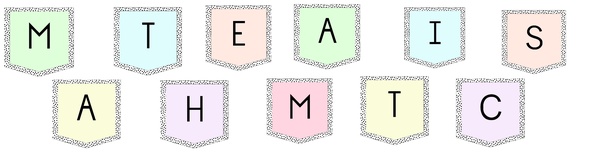 Pastel Swart kolle Banner