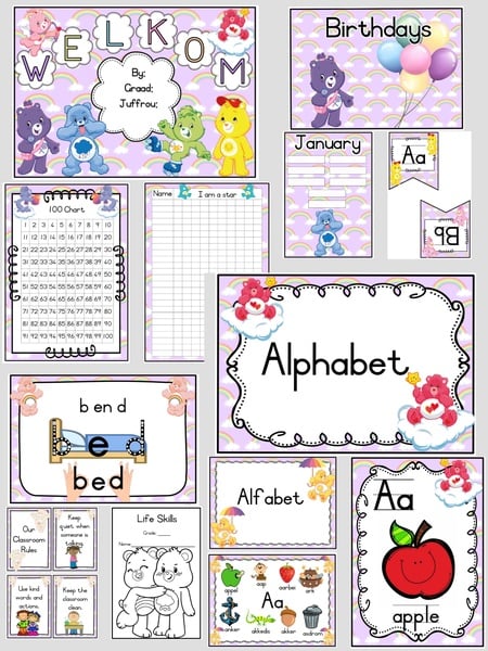 Rainbow Care Bear -- Reënboog Care Bear