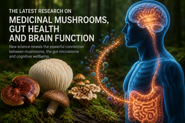 The Latest Research on Medicinal Mushrooms, Gut Health and Brain Function picture