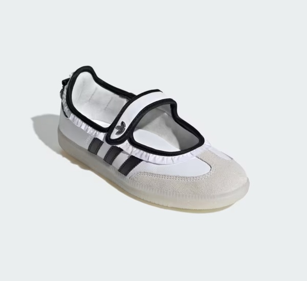ADIDAS SAMBA MARY JANE FRILL PACK RUFFLE WHITE/BLACK