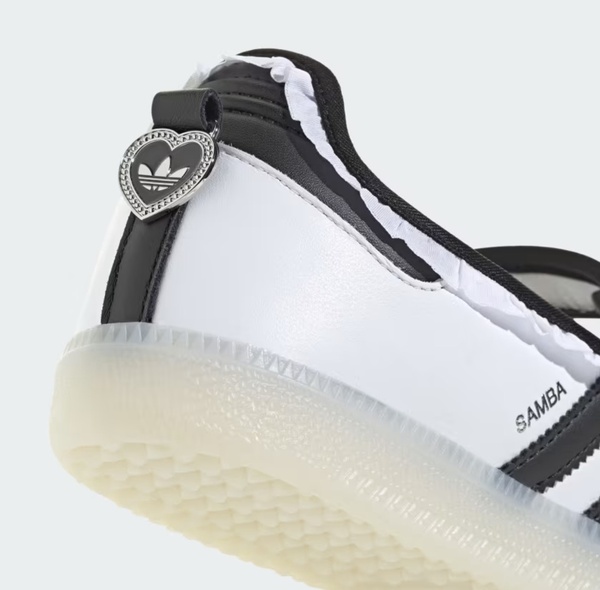 ADIDAS SAMBA MARY JANE FRILL PACK RUFFLE WHITE/BLACK