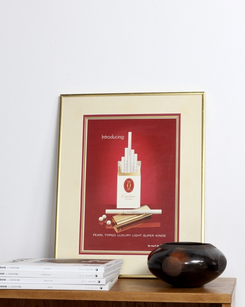 Vintage Cartier Cigarettes Poster