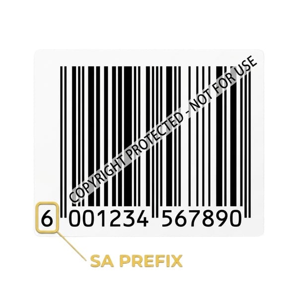 Digital retail barcode package for South African businesses