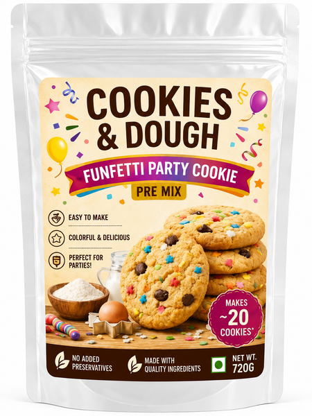 FUN FETTI SUGAR COOKIE PRE MIX 720G
