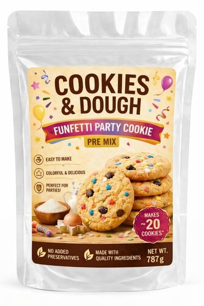 FUN FETTI SUGAR COOKIE PRE MIX 787G
