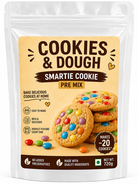 SMARTIE COOKIE DOUGH PRE MIX 720G