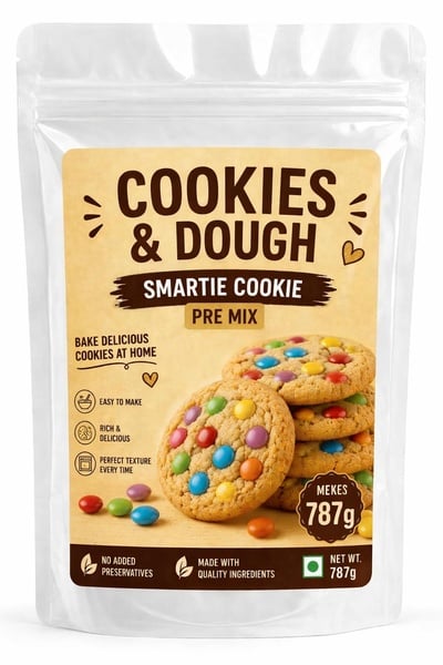 SMARTIE COOKIE DOUGH PRE MIX 787G