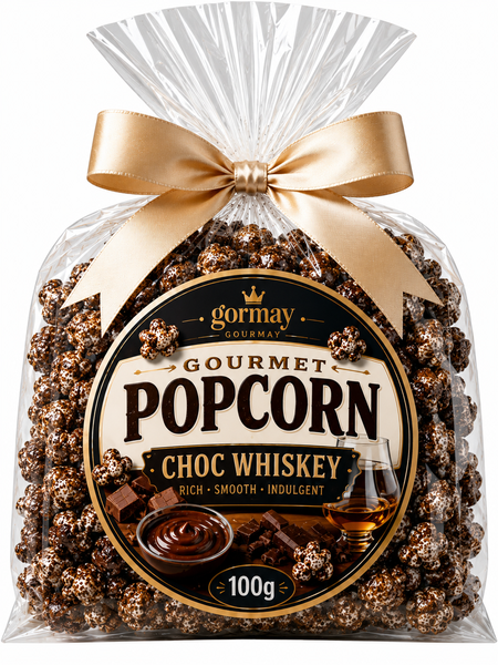 Gormey choc flavored whiskey popcorn  100g