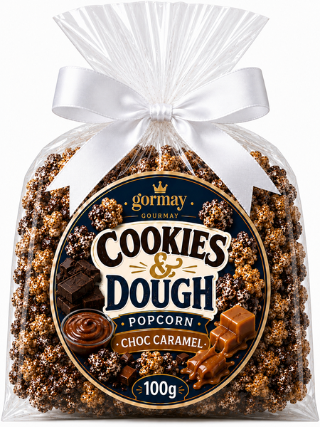 CHOC CARAMEL GORMEY POPCORN 100G