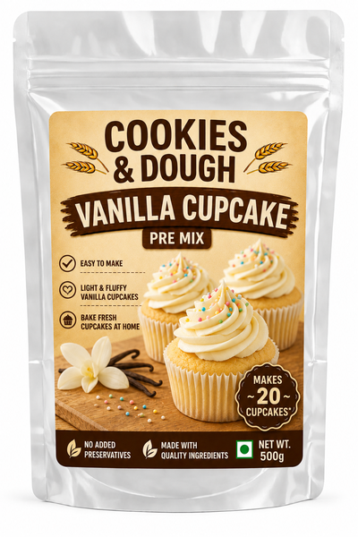 VANILLA CUPCAKE PRE MIX 500G