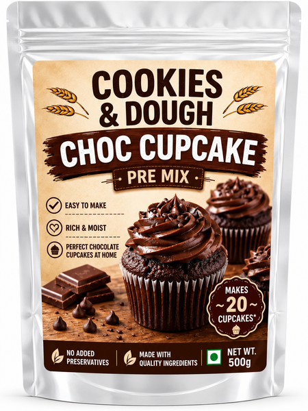 CHOC CUPCAKE PRE MIX 500G
