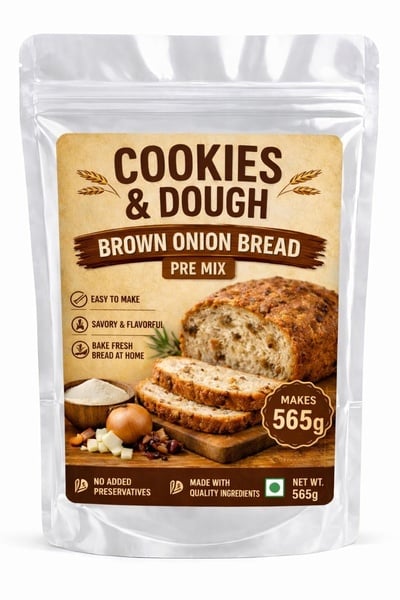 BROWN ONION BREAD PRE MIX 565G