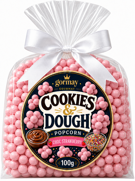GORMEY CHOC STRAWBERRY POPCORN 100G
