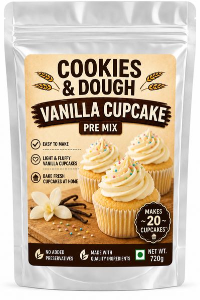 VANILLA CUPCAKE PRE MIX 720g