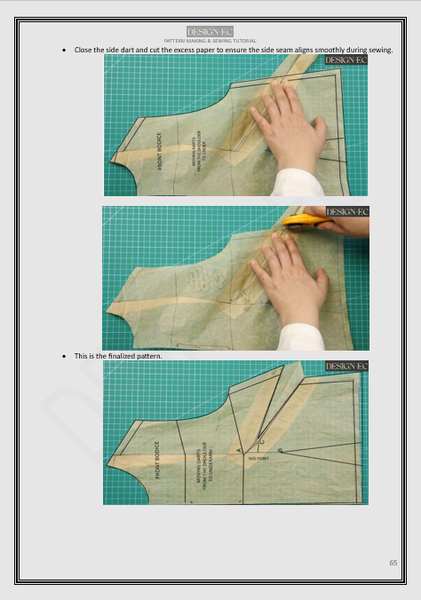 E-book - Master Bodice Pattern Making &  Sewing Techniques