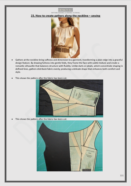 E-book - Master Bodice Pattern Making &  Sewing Techniques