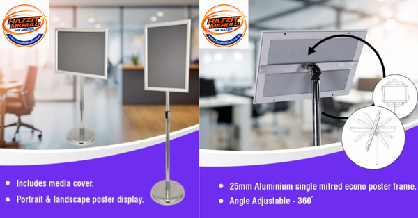 A4 - Lollipop Stand (360 Degree/Portrait/Landscape Adjustable) BG9604  from R762.99 - PRT <>