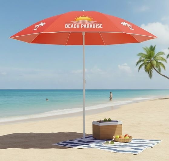 Branded Beach Umbrella: 2m from R1169,99  - DM  <>