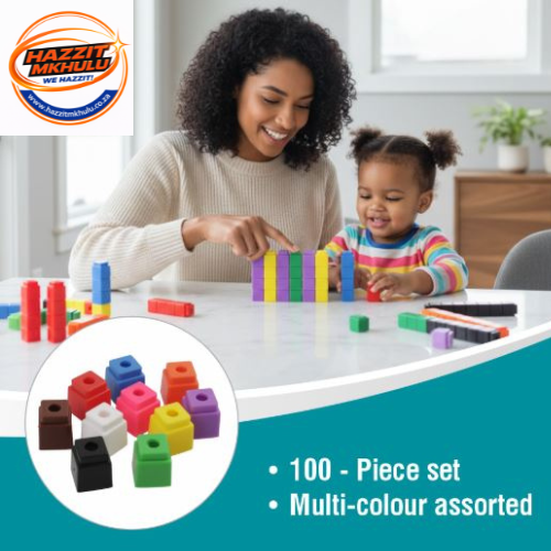 Counting Cubes 100 Piece Set – Educational Maths & Sorting Cubes