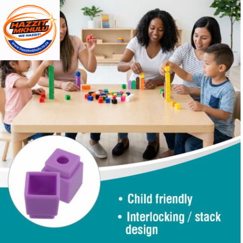 Counting Cubes 100 Piece Set – Educational Maths & Sorting Cubes