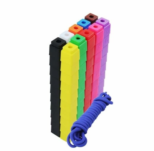 Counting Cubes 100 Piece Set – Educational Maths & Sorting Cubes