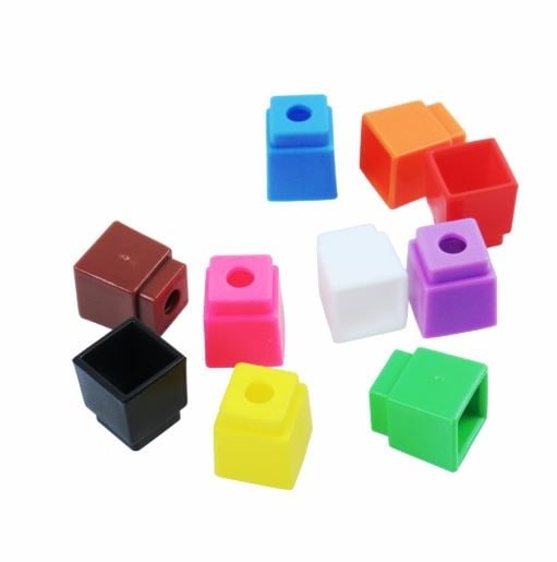 Counting Cubes 100 Piece Set – Educational Maths & Sorting Cubes