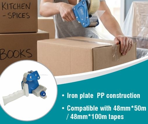 Industrial Packaging Tape Dispenser – Heavy Duty Handheld Tape Gun