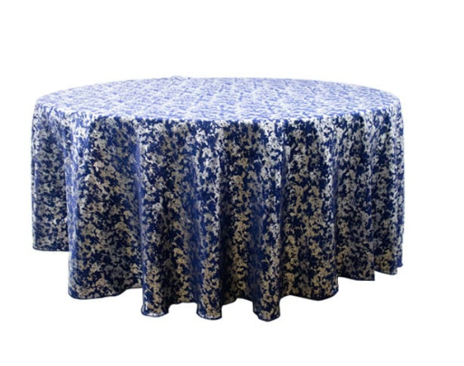 Royal Blue Round Table Cloth: 280cm (Gold & Silver) from R449.99 each - HM13493H1