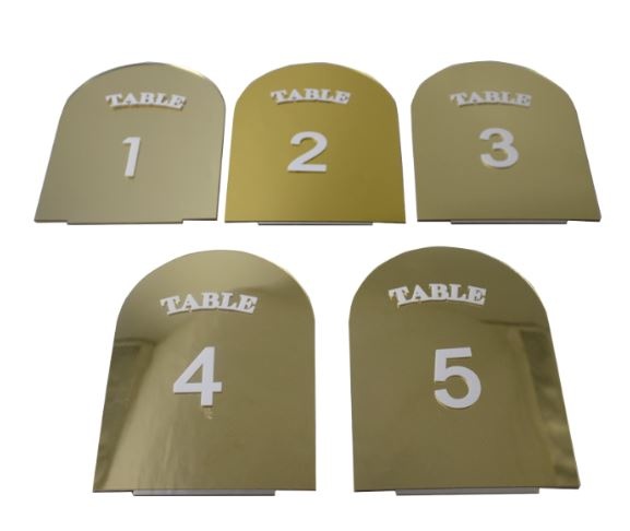 Table Numbers Gold 1-20 (Arch) from R1699,99 - HM17228 ()