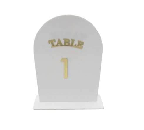 Table Numbers White 1-20 (Arch) from R1699,99 - HM17227 ()