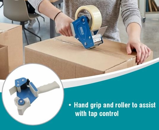 Industrial Packaging Tape Dispenser – Heavy Duty Handheld Tape Gun