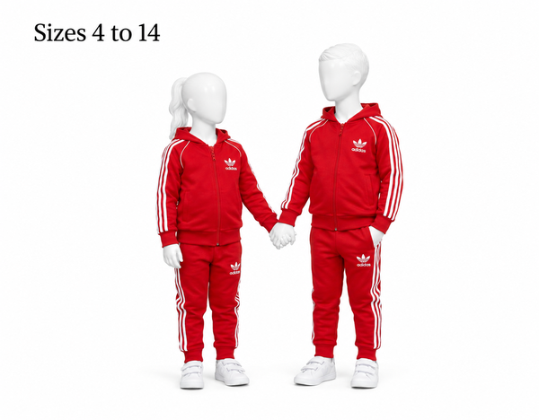 Kids Unisex Adidas Tracksuits with hoodie