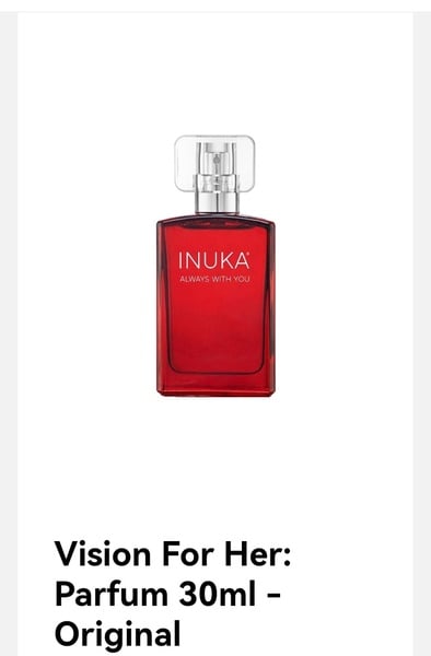 Vision for her perfume