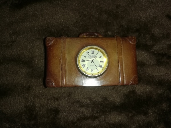 The Original Book Works. Quartz Clock. Handcrafted and Hand Painted in the UK.