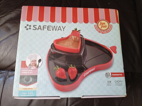 Safeway Chocolate Fondue Set.