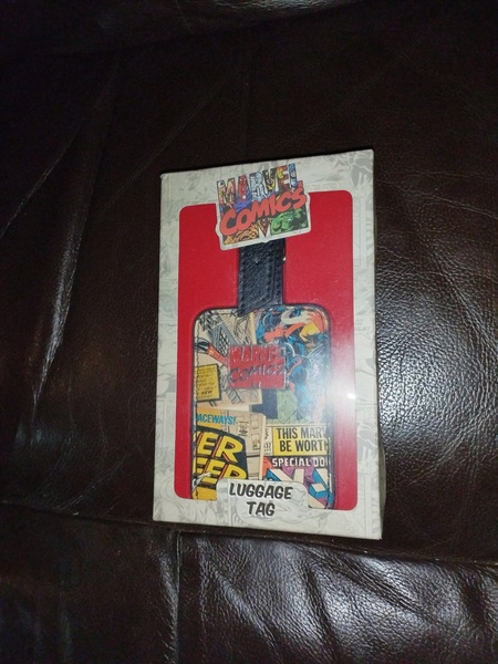 Marvel Comic Strip Luggage Tag.