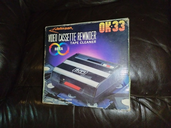 Rare Johnson OK - 33 Betamax Tape Rewinder.