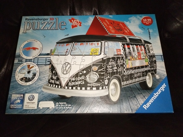 Ravensburger 3D Puzzle Volkswagen T1 Bus. (162 Pcs).