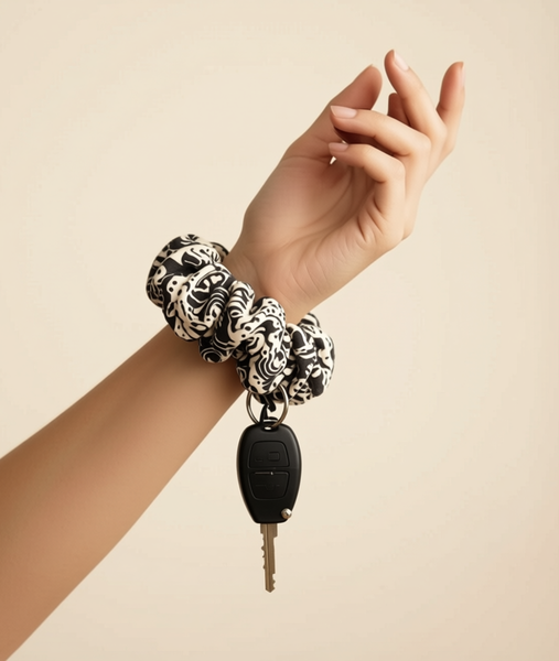 Scrunchie Key Wristlets