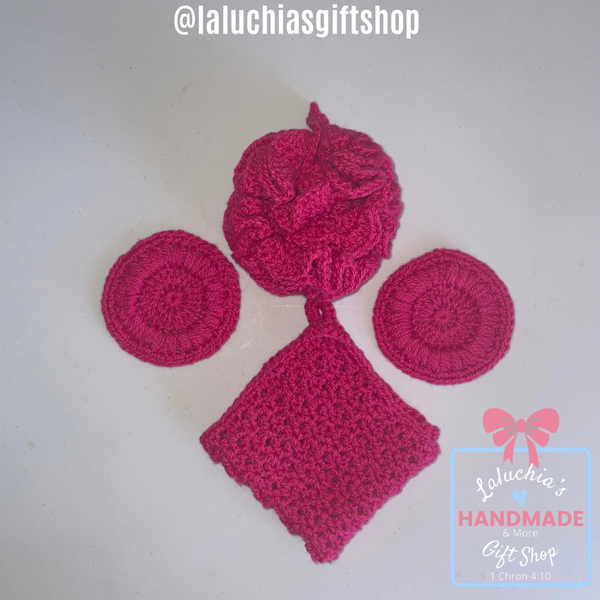 4pc Pink Spa Set (Stock-On-Hand)
