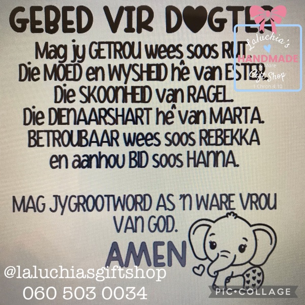 Gebed vir ‘n Dogter Kussing (Pre-Order)