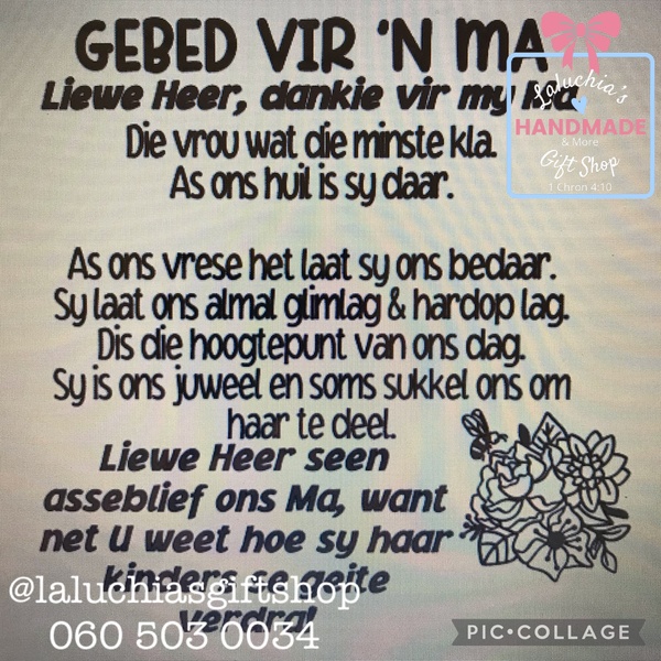 Gebed vir ‘n Ma Kussing (Pre-Order)