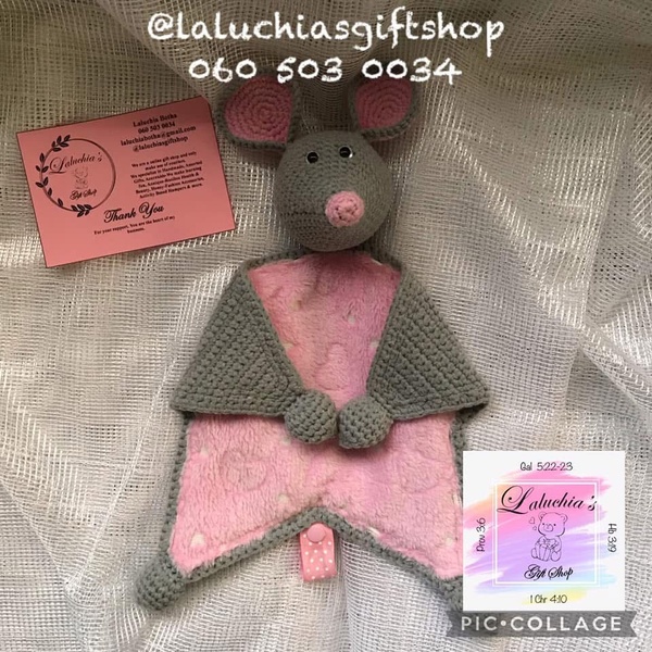 Assorted Cotton Animal Loveys (Pre-Order)