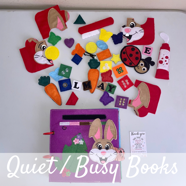Quiet / Busy / Felt / Activity / Educational Book Pages (Pre-Order)