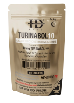 Turinabol 10 (HD) 4-Chlorodehydromethyltestosterone 10mg each - 50 Tabs
