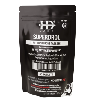 Superdrol 15 (HD) Methyldrostanolone 15mg each - 50 Tabs (HD Labs)